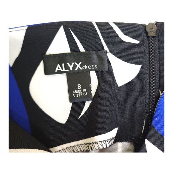 Alyx Womens Sleeveless Floral Mini Dress Size 8 Above the Knee Length - Picture 6 of 11